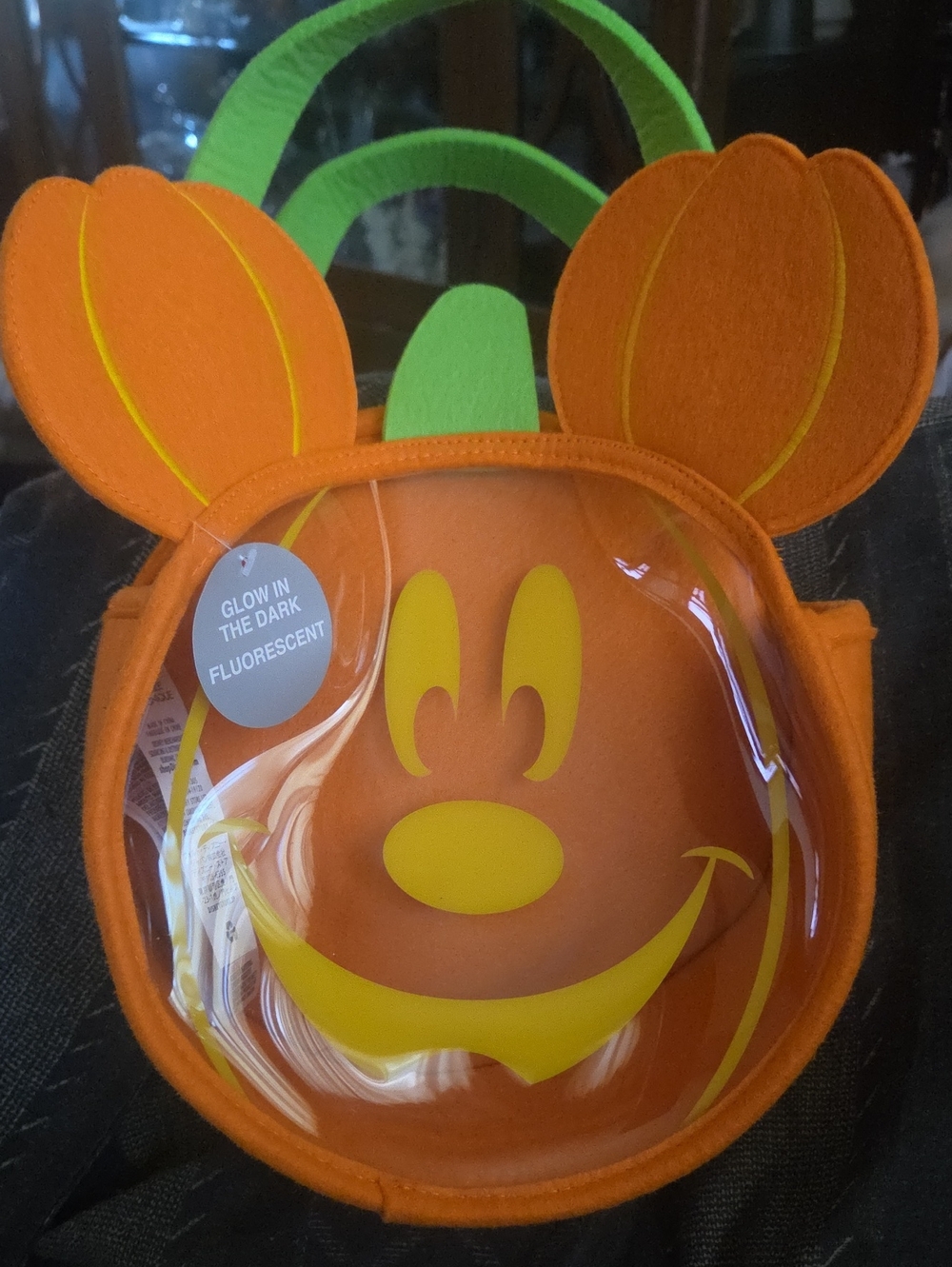 Disney Orange & Yellow Glow-in-the-Dark Character Trick Or Treat Bag